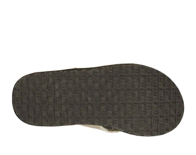 Sanuk Fraid Not Men's Flip Flops Beige | Canada 249BEX